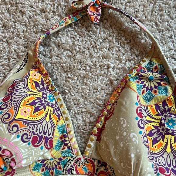 Very Good Condition. OndadeMar One Piece Halter Swimsuit. Retails for $200+ - Picture 3 of 7